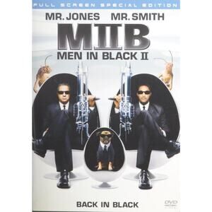 Men in Black II (DVD, 2002, 2-Disc Set, Special Edition Full Screen) NEW Part 2